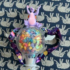 Disney Figment Popcorn Bucket with Lanyard